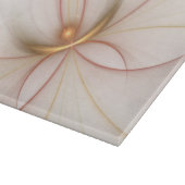 Nobly Copper and Gold Abstract Modern Fractal Art Snijplank (Hoek)