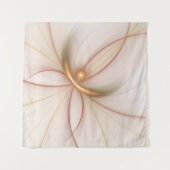 Nobly Copper and Gold Abstract Modern Fractal Art Wandkleed (Voorkant (horizontaal))