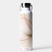 Nobly Copper and Gold Abstract Modern Fractal Art Waterfles (Voorkant)