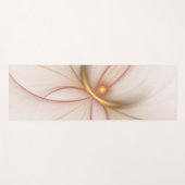 Nobly Copper and Gold Abstract Modern Fractal Art Yogamat (Voorkant (horizontaal))