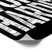 Nobody Cares Work Harder Fitness Workout Motivatio Poster (Hoek)