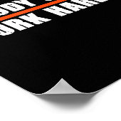 Nobody Cares Work Harder Motivational For Athletes Poster (Hoek)