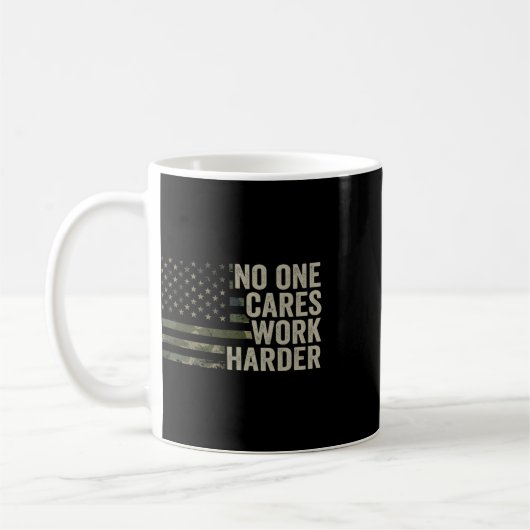 Nobody Cares Work Harder - Motivational Workout Gy Koffiemok (Links)