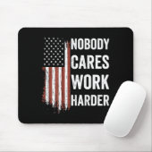 Nobody Cares Work Harder Motivational Workout Gym Muismat (Met muis)