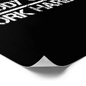 Nobody Cares Work Harder Retro Shirt-gym Motivatio Poster (Hoek)