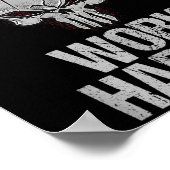 Nobody Cares Work Harder Workout Gym Motivation Gi Poster (Hoek)