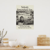 Nobody Remembers You Poster (Keuken)