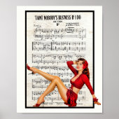 Nobody’s Business if I Do Poster (Voorkant)