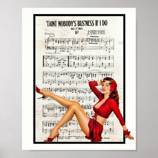 Nobody’s Business if I Do Poster (Voorkant)