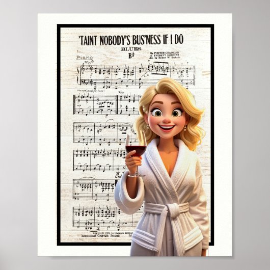 Nobody’s Business if I Do Poster (Voorkant)