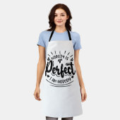 "Nobody's Perfect: een speelse kijk op perfectie" Schort (Gedragen)