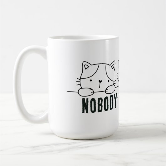 Nobody's Purr-fect Koffiemok (Links)