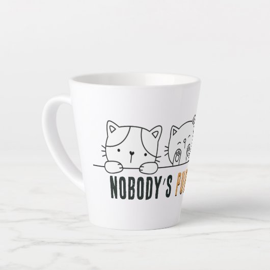 Nobody's Purr-fect Latte Mok (Linkerhoek)
