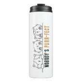 Nobody's Purrfect Thermal Tumbler Thermosbeker (Voorkant)