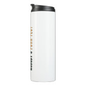 Nobody's Purrfect Thermal Tumbler Thermosbeker (Geroteerd rechts)