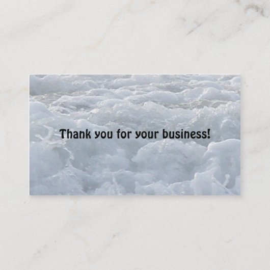 Nobska Beach Visitekaartje (Achterkant)