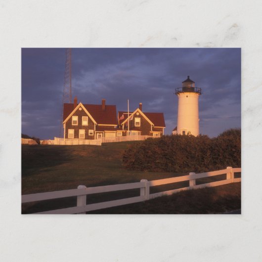 Nobska Lighthouse, Bossen Hole, Cape Cod Briefkaart (Voorkant)