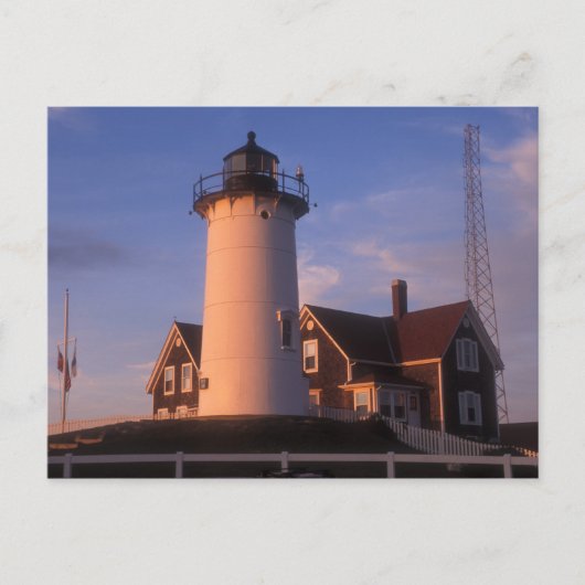 Nobska Lighthouse Bossen Hole Cape Cod Briefkaart (Voorkant)