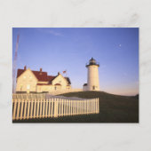 Nobska Lighthouse, Bossen Hole, Massachusetts Briefkaart (Voorkant)