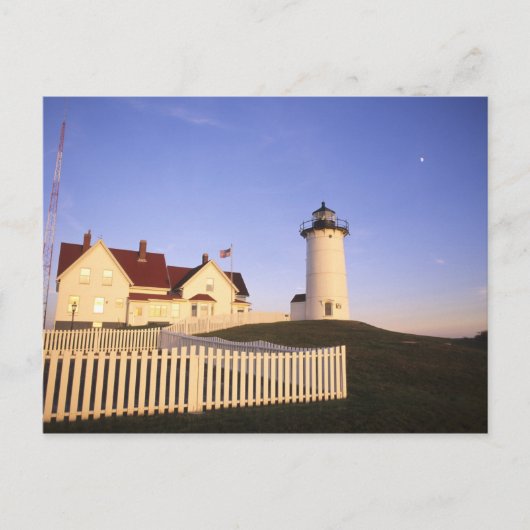 Nobska Lighthouse, Bossen Hole, Massachusetts Briefkaart (Voorkant)