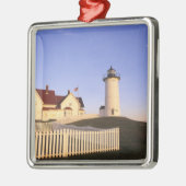 Nobska Lighthouse, Bossen Hole, Massachusetts Metalen Ornament (Links)