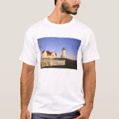 Nobska Lighthouse, Bossen Hole, Massachusetts T-shirt (Voorkant)