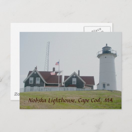 Nobska Lighthouse Briefkaart (Voorkant / Achterkant)