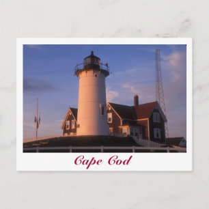 Nobska Lighthouse Cape Cod Bossen Hole Falmouth Briefkaart