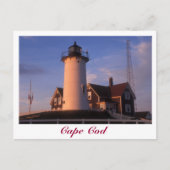 Nobska Lighthouse Cape Cod Bossen Hole Falmouth Briefkaart (Voorkant)