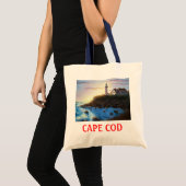 Nobska Lighthouse Cape Cod Massachusetts Canvas ta Tote Bag (Voorkant (product))