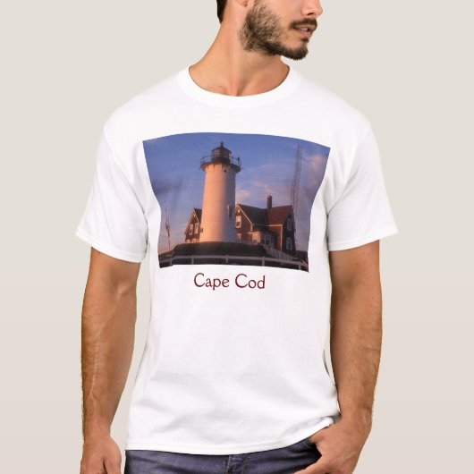 Nobska Lighthouse, Cape Cod T-shirt (Voorkant)