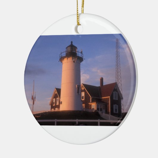 Nobska Lighthouse Keramisch Ornament (Links)
