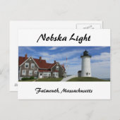 Nobska Lighthouse Post Card Briefkaart (Voorkant / Achterkant)
