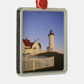 Nobska Lighthouse, Woods Hole, Massachusetts Metalen Ornament (Rechts)