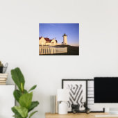 Nobska Lighthouse, Woods Hole, Massachusetts Poster (Thuiskantoor)