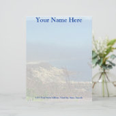Nobska Point - Bossen Hole - Cape Cod Massachusett Gepersonaliseerd Briefhoofd (Staand voorkant)
