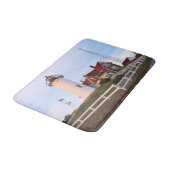 Nobska Point Lighthouse, Cape Cod Massachusetts Badmat (Gekanteld)