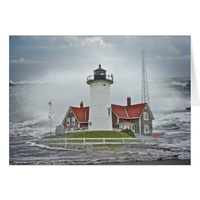 Nobska Point Lighthouse Card (Voorkant Horizontaal)