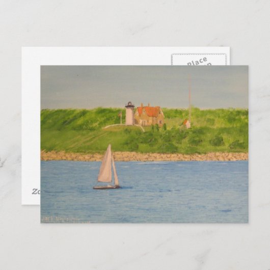 Nobska Point Lighthouse II Briefkaart (Voorkant / Achterkant)