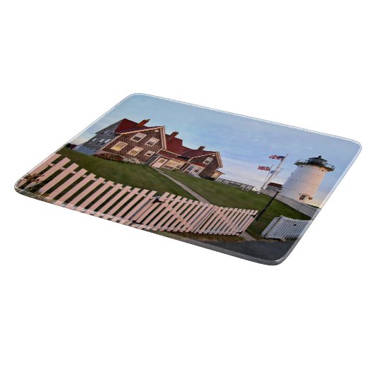 Nobska Point Lighthouse Massachusett Cutting Board Snijplank (Hoek)