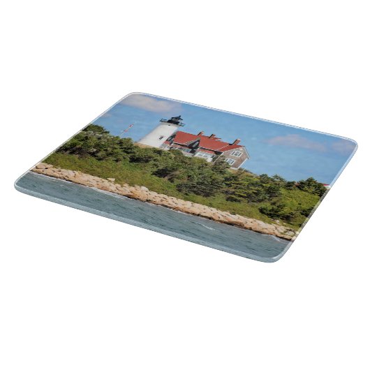 Nobska Point Lighthouse Massachusett Cutting Board Snijplank (Hoek)