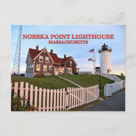 Nobska Point Lighthouse, Massachusetts Briefkaart