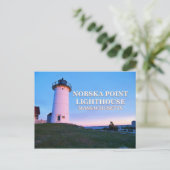 Nobska Point Lighthouse, Massachusetts Briefkaart (Staand voorkant)