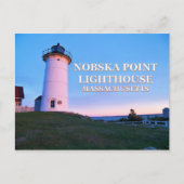Nobska Point Lighthouse, Massachusetts Briefkaart (Voorkant)
