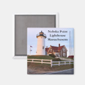 Nobska Point Lighthouse, Massachusetts Magnet (Voorkant / Achterkant)