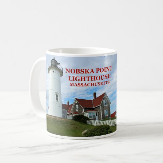 Nobska Point Lighthouse, Massachusetts Mok (Voorkant links)
