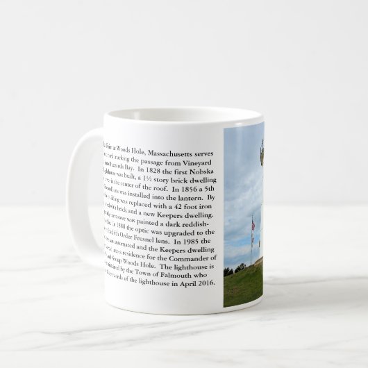 Nobska Point Lighthouse, Massachusetts Mok (Voorkant links)