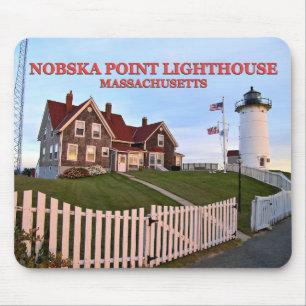 Nobska Point Lighthouse, Massachusetts Mousepad Muismat