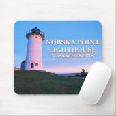 Nobska Point Lighthouse, Massachusetts Mousepad Muismat (Met muis)