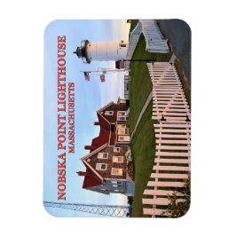 Nobska Point Lighthouse Massachusetts Photo Magnet Magneet